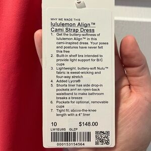 Lululemon Align Cami Strap Dress